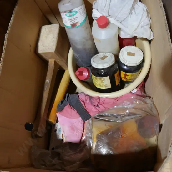 Drafting sets, cassette tape recorder etc