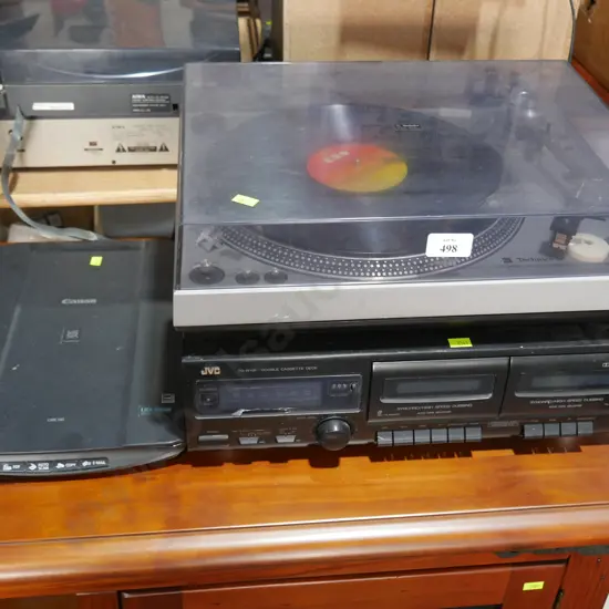 JVC record player, cassette player etc