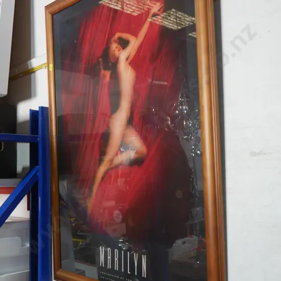 Marilyn Monroe framed poster