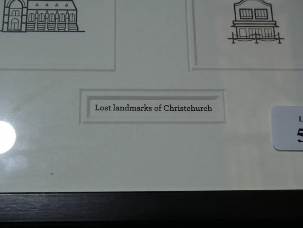 Lost landmarks of Christchurch print Image 1++