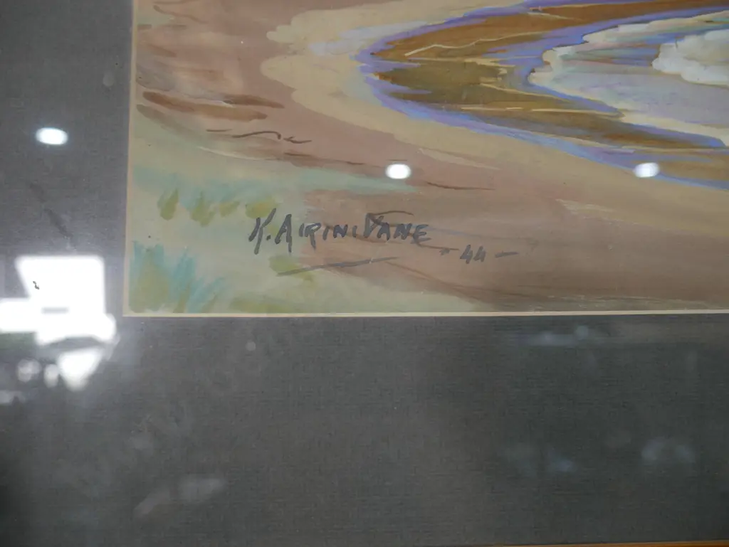 Framed watercolour Image 1++