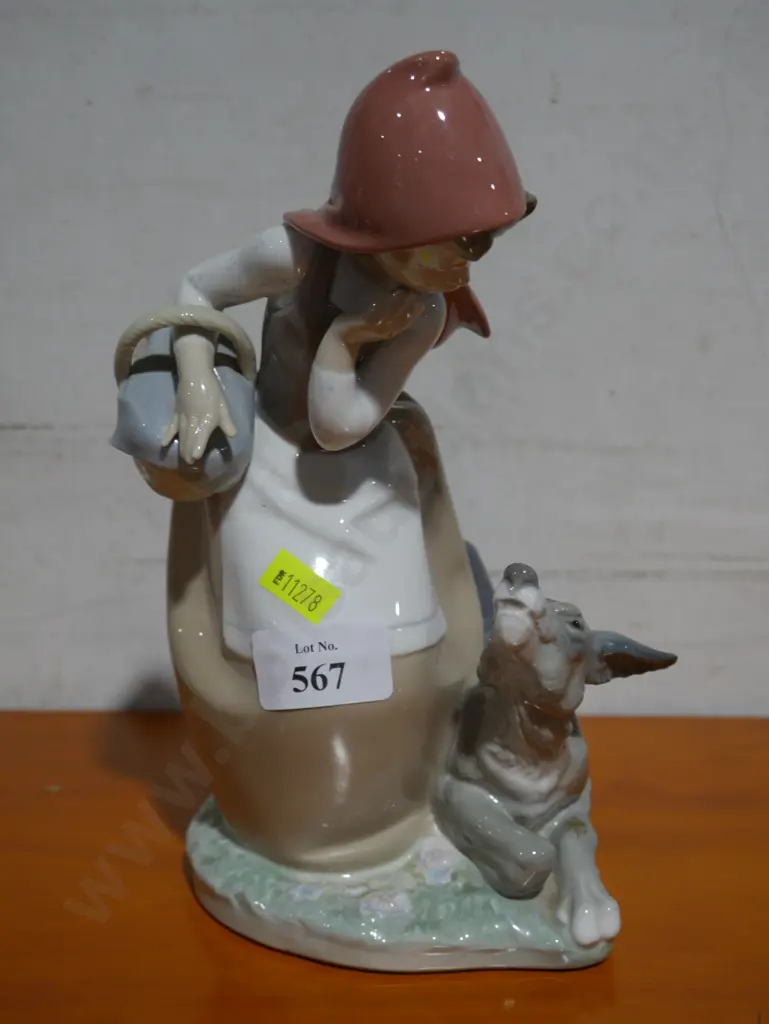 Lladro little red riding hood figurine Image 1++