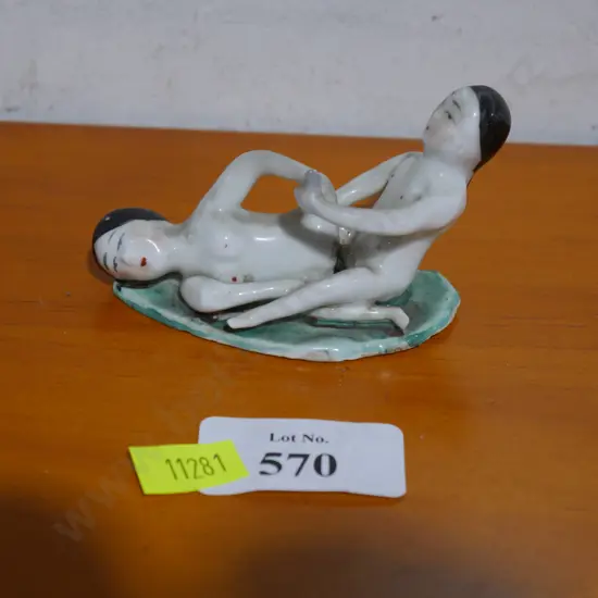 Chinese porcelain erotic figurine