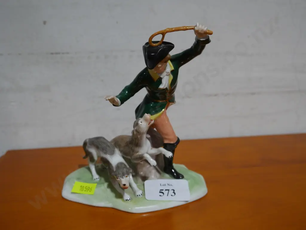 Dresden Dog and man figurine Image 1++