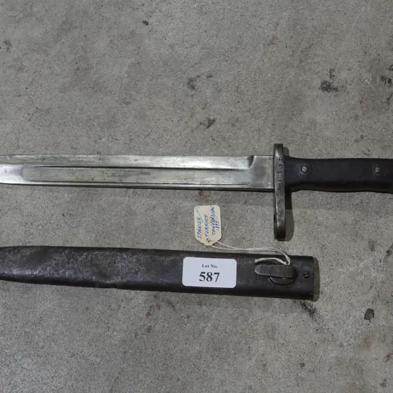 Spanish/Turkish bayonet scabbard