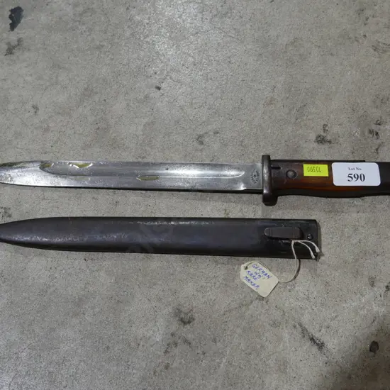 German WW1 sword and scabbard