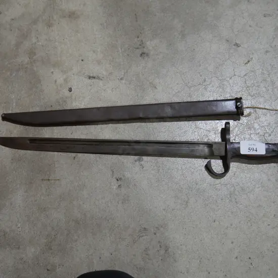 Japanese sword and scabbard