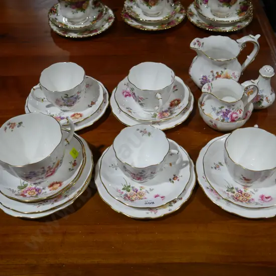 Royal crown Derby trios etc