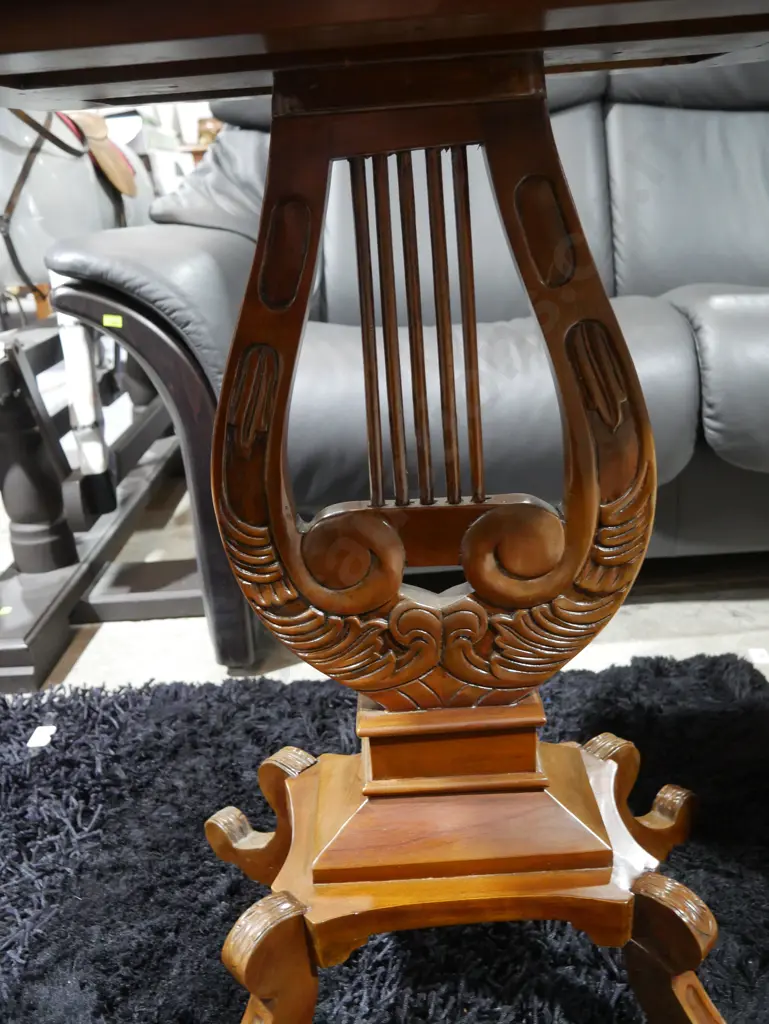 Lyre base side table Image 1++