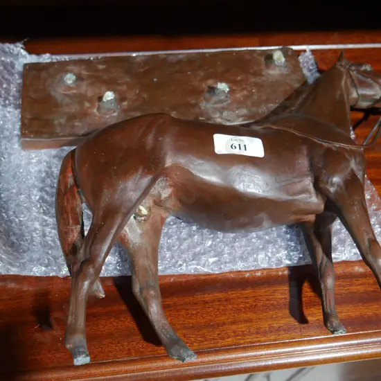 Metal horse figure A/F