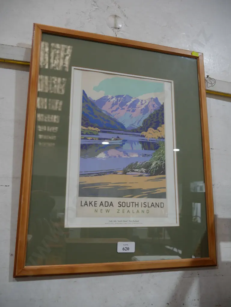 Framed lake Ada picture Image 1++