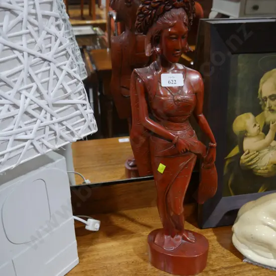 Carved wooden figurine