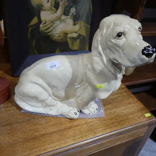 Large dog figurine
