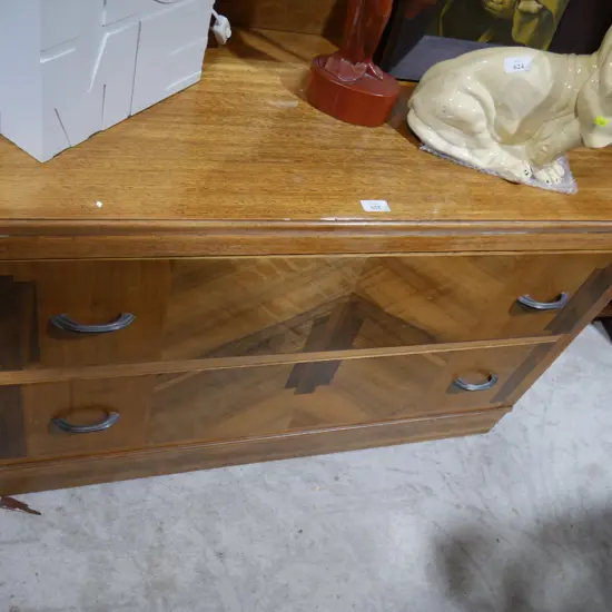Mirror backed dresser