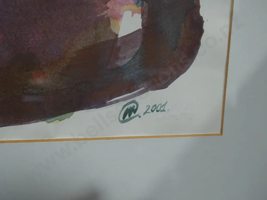 Two framed watercolours Image 1++