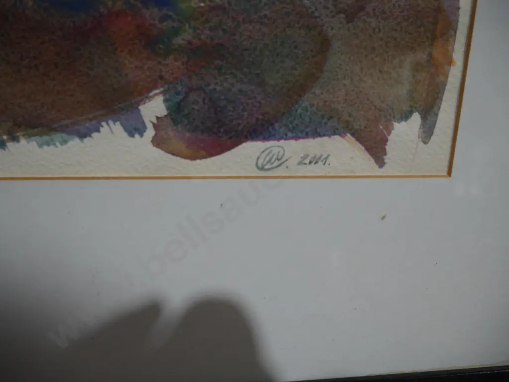 Two framed watercolours Image 1++