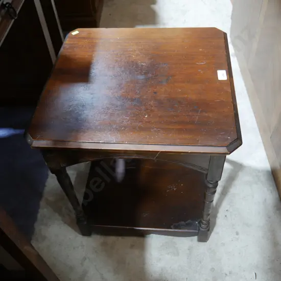 Two tier side table
