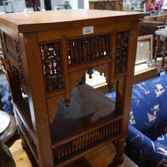 Ornate carved occasional table