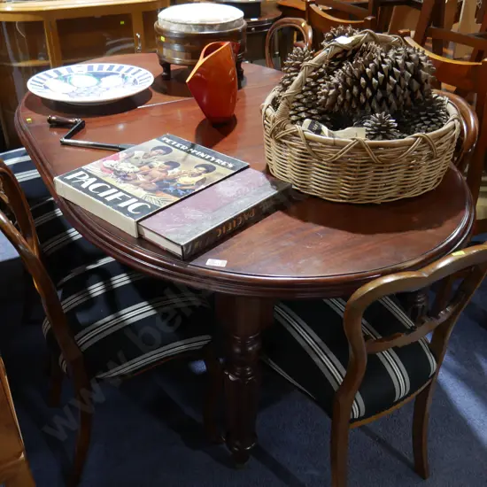 Dining table and 8 chairs