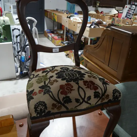 Balloon backed chair