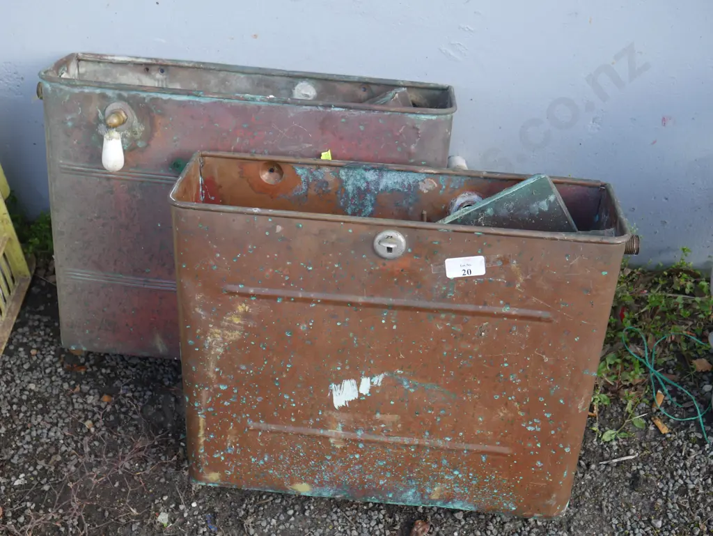 2 copper cisterns Image 1++