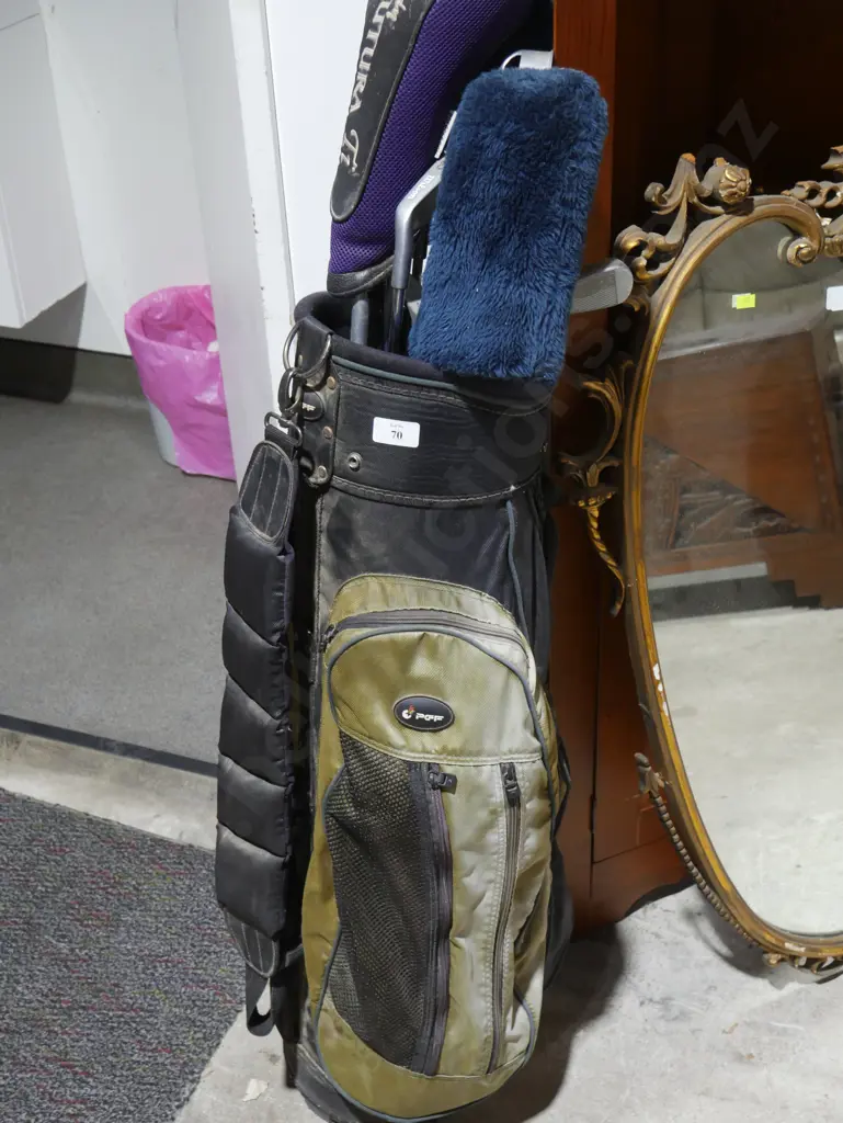 Golf clubs and bag Image 1++