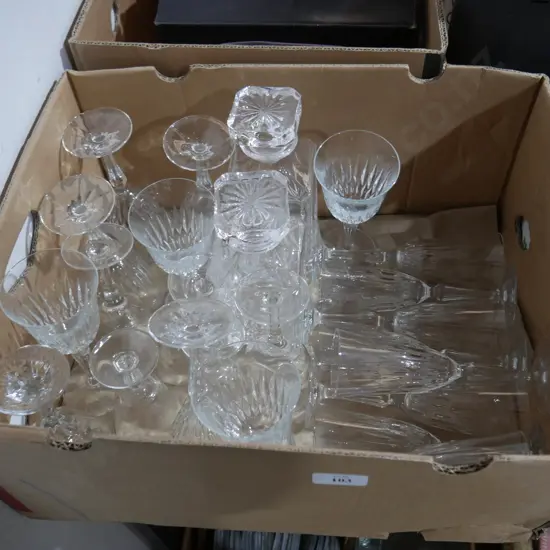 Decanters and glassware