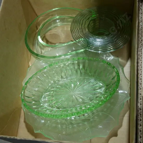 Green glassware