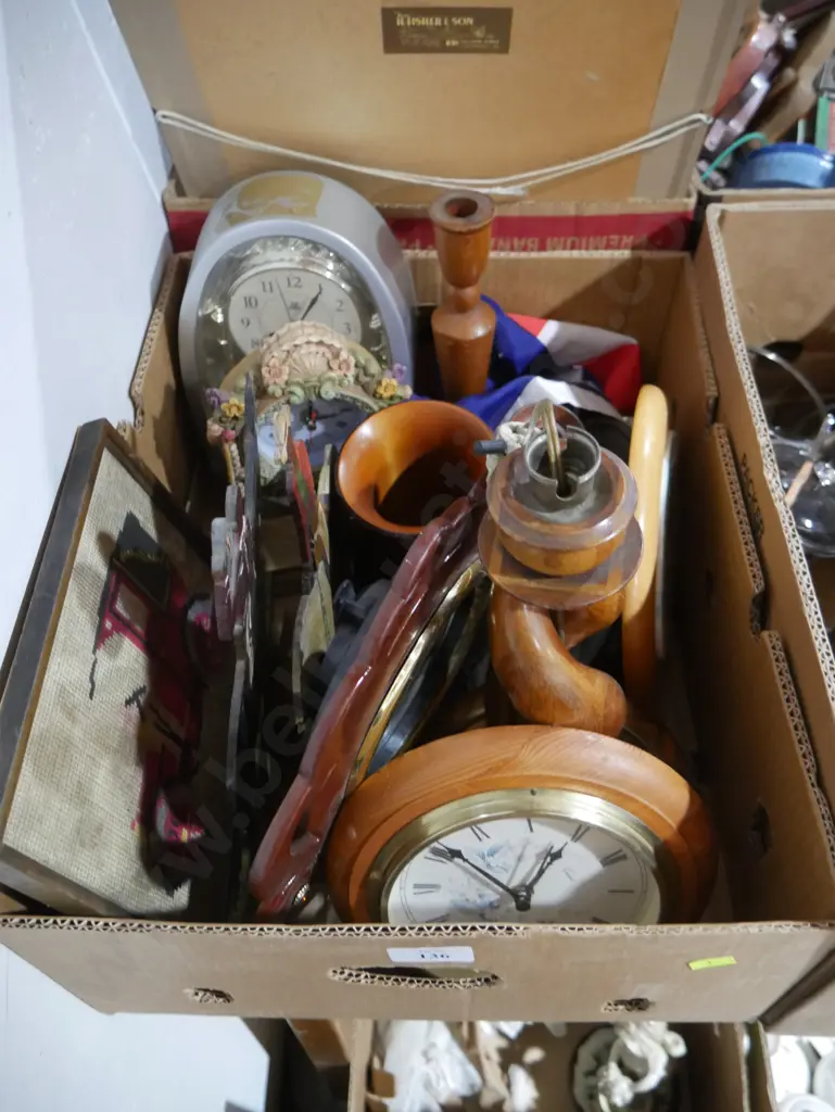 Clocks, candlestick holders etc Image 1++