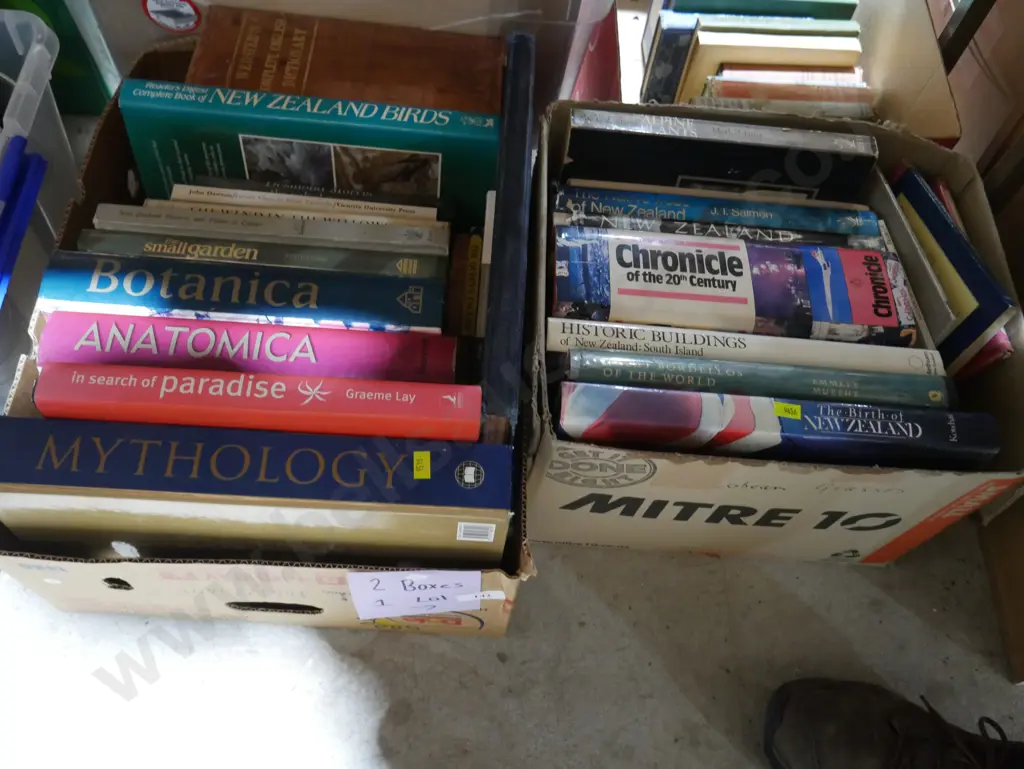 Two boxes of books Image 1++