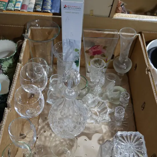 Decanters and glassware