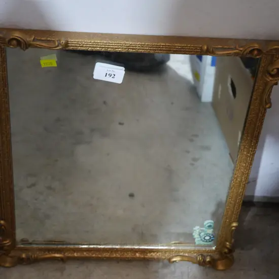 Gilt framed mirror
