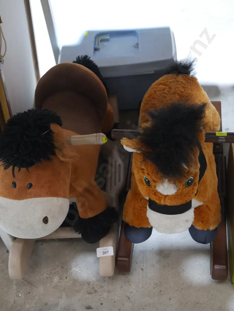 2 plush rocking horses Image 1++