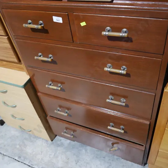 Tall boy chest of drawers