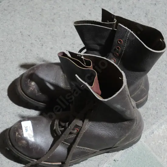 Steel cap work boots
