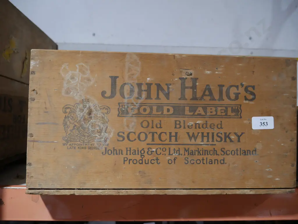 John Haig's whisky crate Image 1++