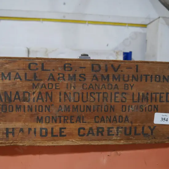Canadian ammunition box