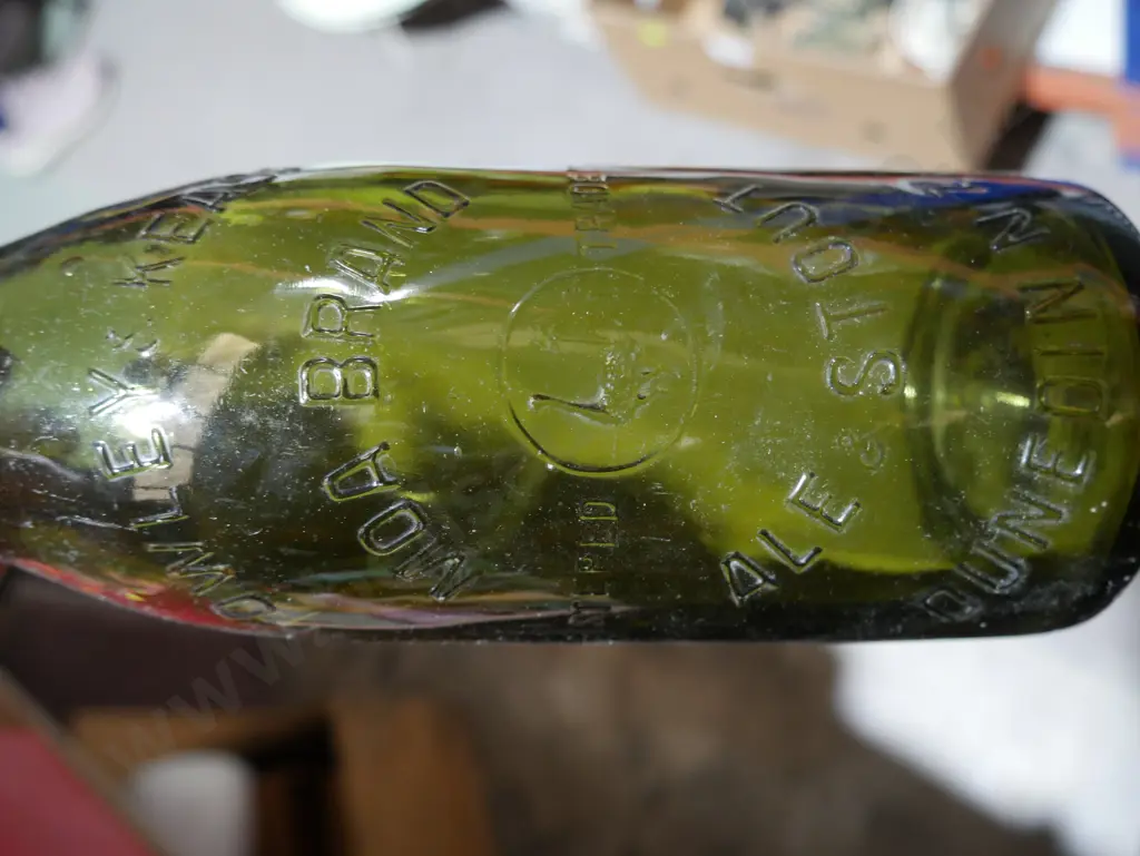 Box of old glass bottles Image 1++