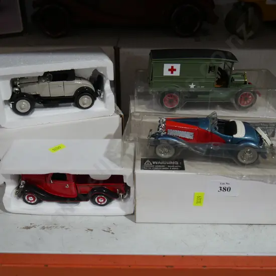 4 model cars