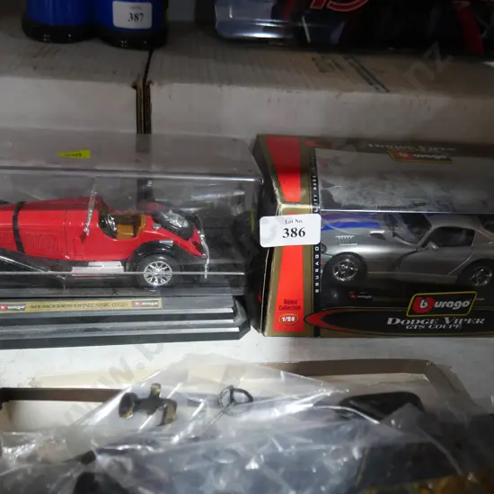 Two model cars