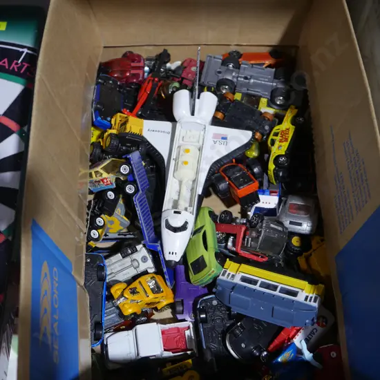 Assorted toy cars