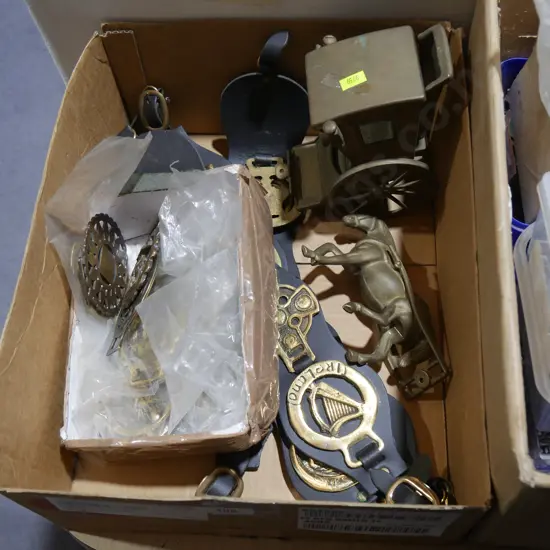 Horse brasses etc