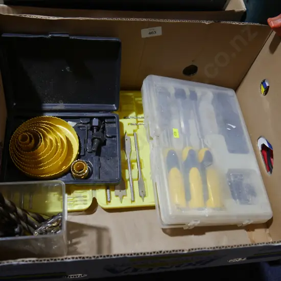 Drill bits, chisels etc