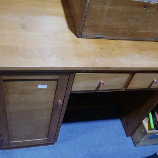 Wooden desk