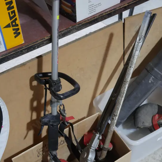 Petrol trimmer and attachments