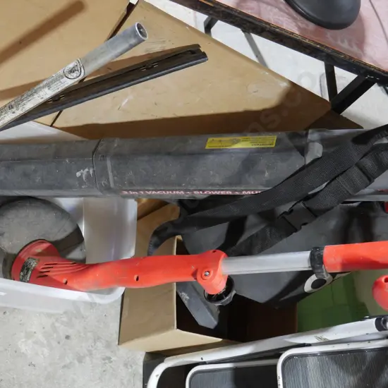 Ozito blower vac and trimmer