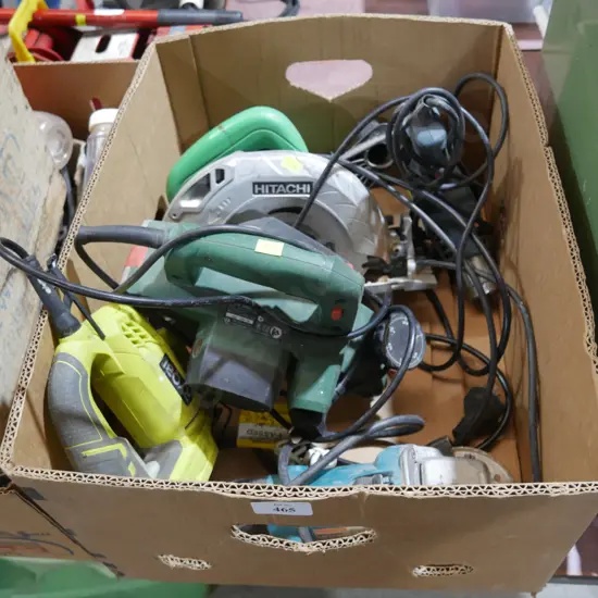 Assorted power tools