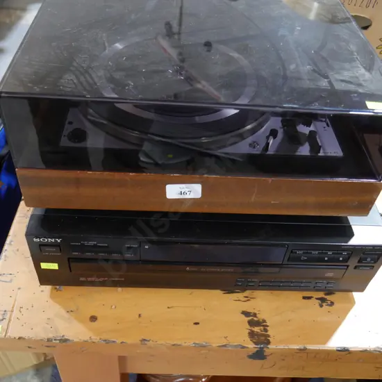 Record player CD player