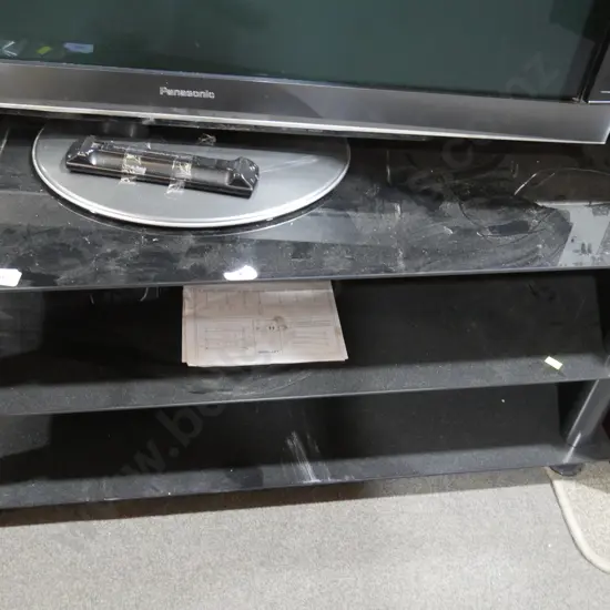 Glass TV cabinet