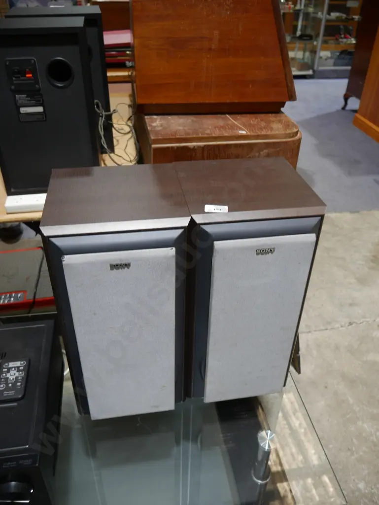 2 Sony speakers Image 1++